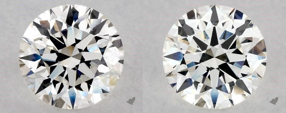 G Vs H Color Diamonds Comparison Images Prices Included Selecting A Diamond