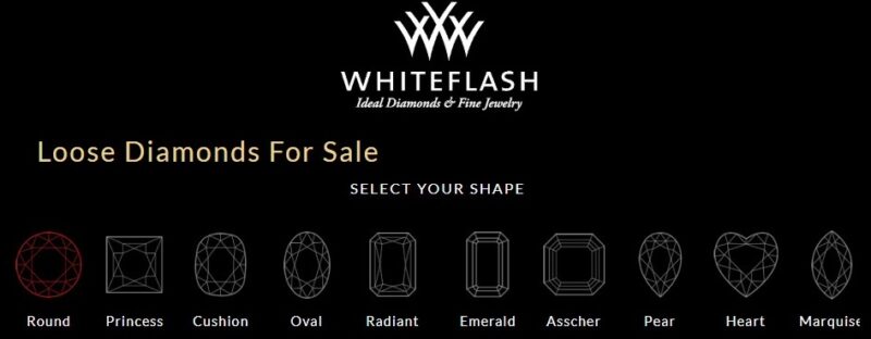 Whiteflash shapes selection