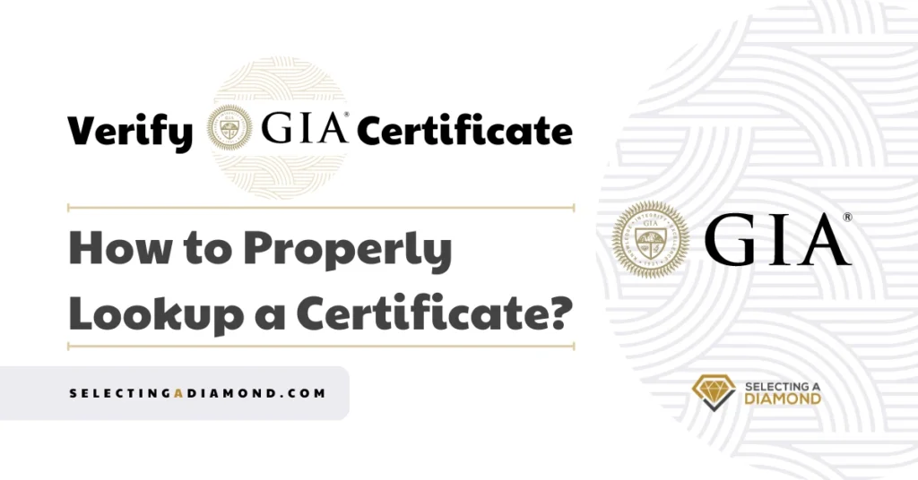 GIA Report Check: How to Properly Lookup a Certificate?