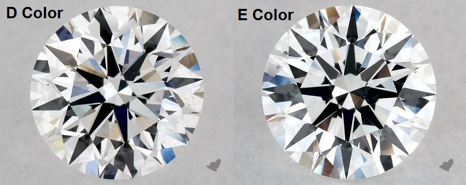 D vs E Color 1 Carat Diamond JA