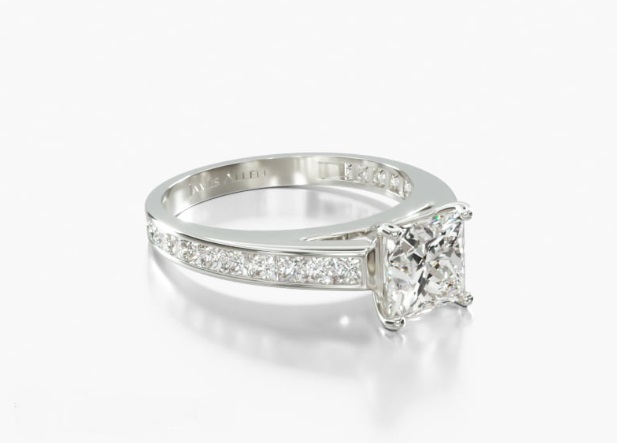 Channel Set Ring Engagement Ring Styles and Settings Types