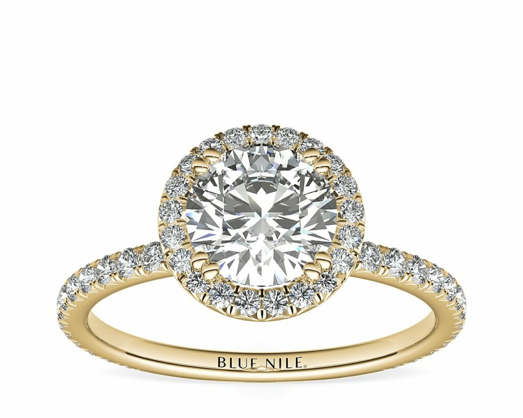 Halo Engagement Ring Styles and Settings Types