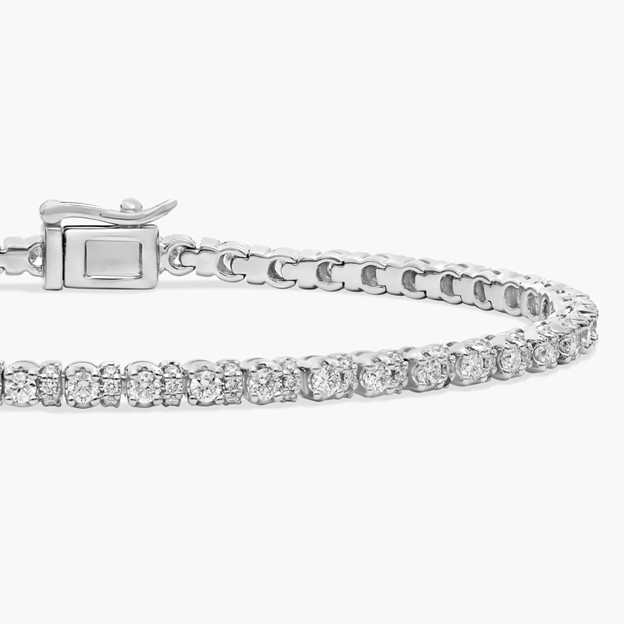 diamond bracelets for men - Formal Diamond Fashion Tennis Bracelet