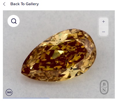 Fancy Vivid Orange - Pear Diamond