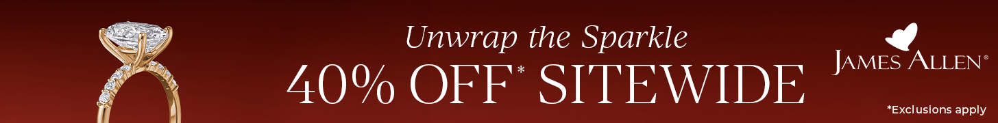 James Allen - Unwrap the sparkle - 40% OFF