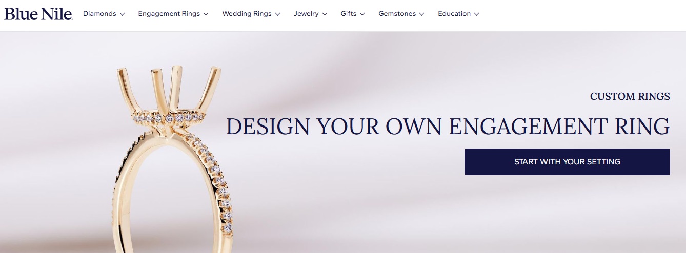 Blue Nile - customize your ring 2