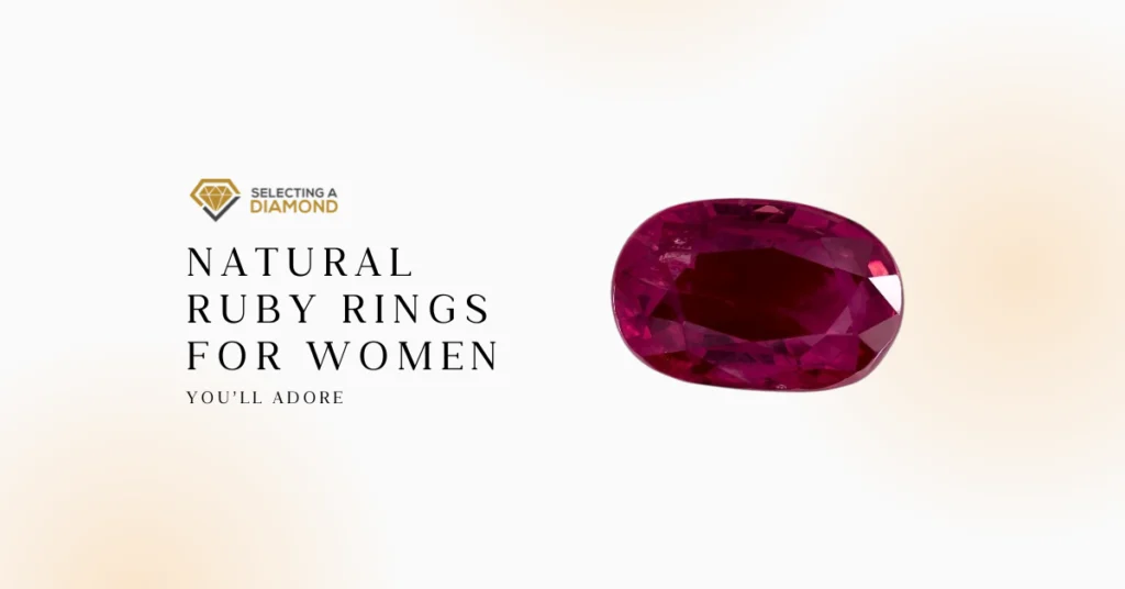 Natural Ruby Rings for Women