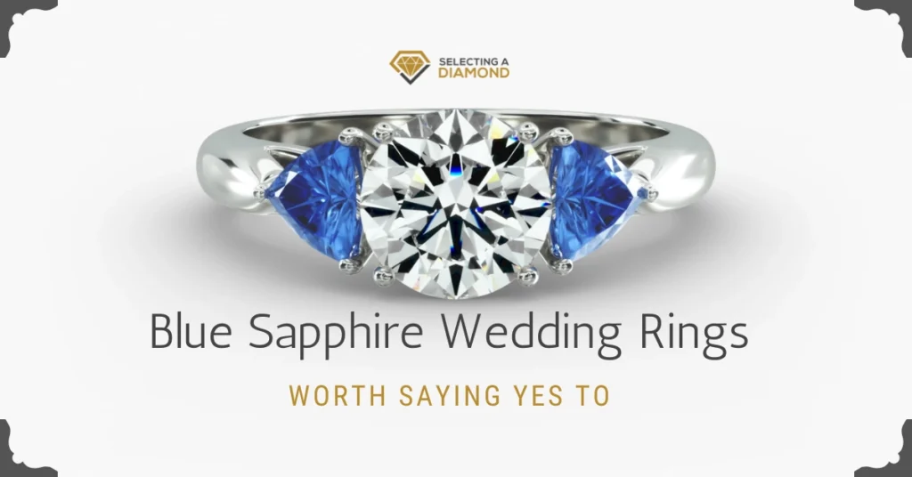 Blue Sapphire Wedding Rings